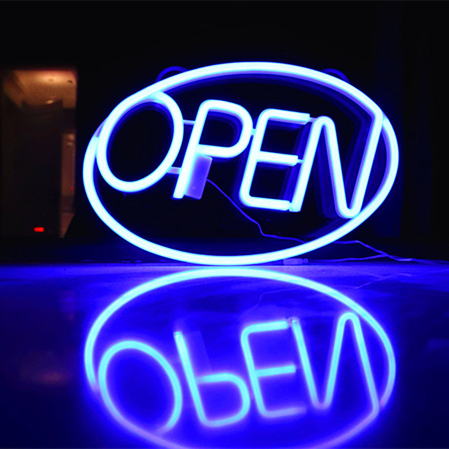Deco PS OPEN LED Outdoor Hanging Neon Wall Sconce Lamp