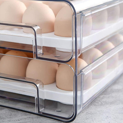 Stackable Egg Container Holder for Fridge