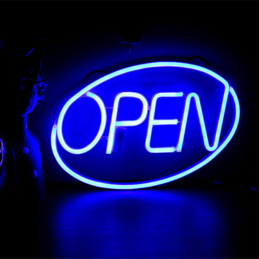 Deco PS OPEN LED Outdoor Hanging Neon Wall Sconce Lamp
