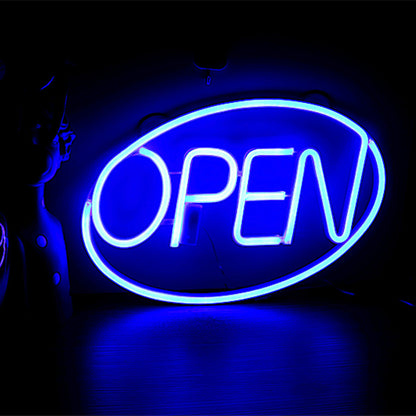Deco PS OPEN LED Outdoor Hanging Neon Wall Sconce Lamp