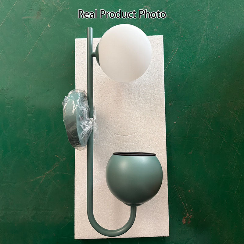 Sphere Box Planting Pot Decoration Wall Sconce Lamps