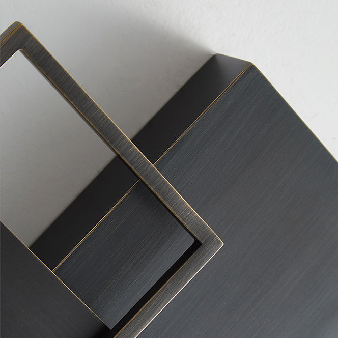 Mid-century Rectangular Geometric LED Wall Sconce Lamp