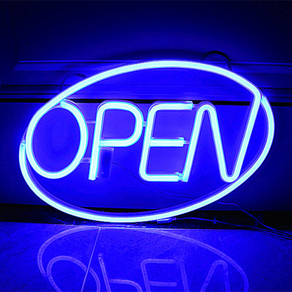 Deco PS OPEN LED Outdoor Hanging Neon Wall Sconce Lamp