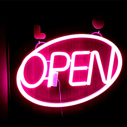 Deco PS OPEN LED Outdoor Hanging Neon Wall Sconce Lamp