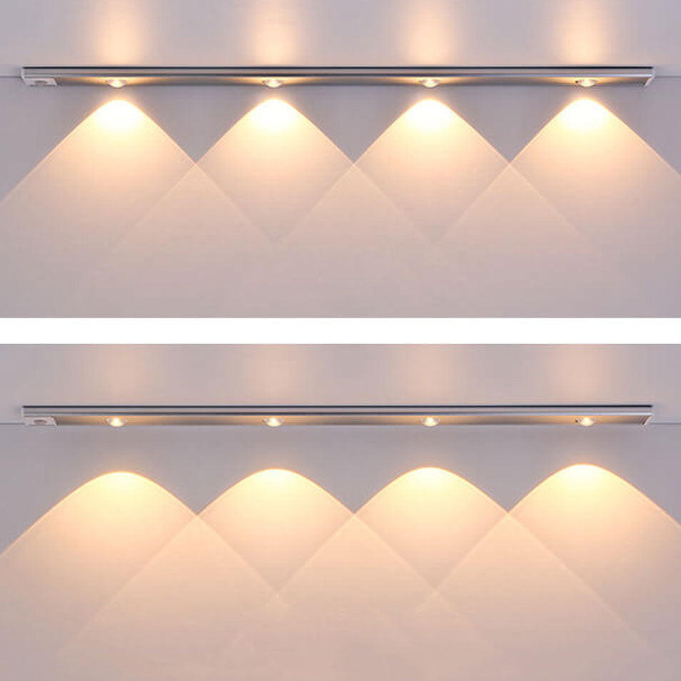 Ultra-thin Human Sensor Charging Hill Ripple Light Strip