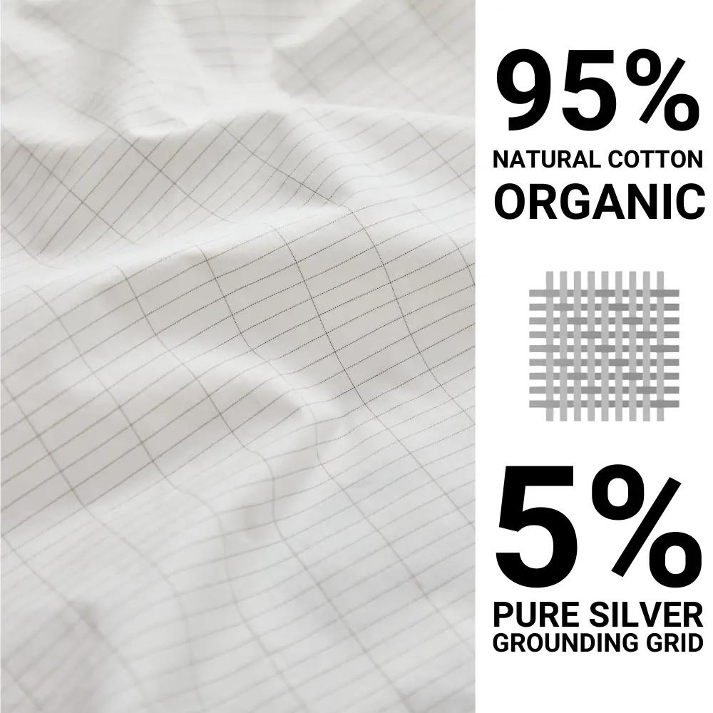 Grounding Bed Sheet with Detachable Grounding Cord