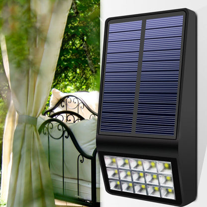 Solar Square Outdoor Fence Wall Sensor Wall Sconce Lamp
