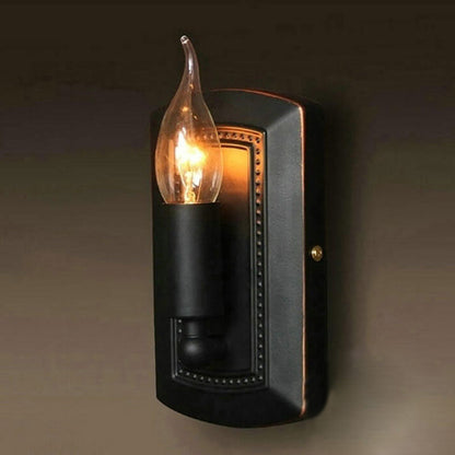 Retro Iron Square Box Design 1-Light Wall Sconce Lamp