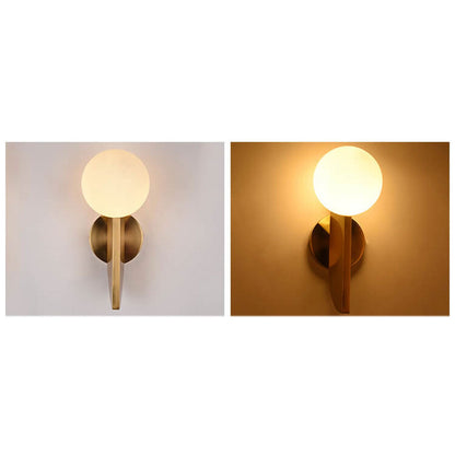 Nordic Simple Ball Lamp Shade 1-Light Wall Sconce Lamp