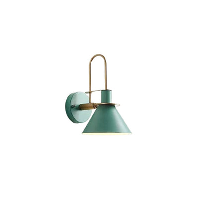 Scandinavian Macaron Horn Iron 1-Light Wall Sconce Lamp