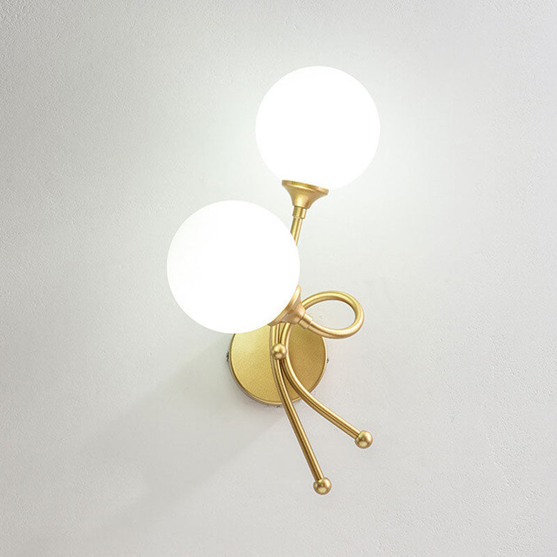 Minimalist Knot Shape Design 2-Light Wall Sconce Lamp