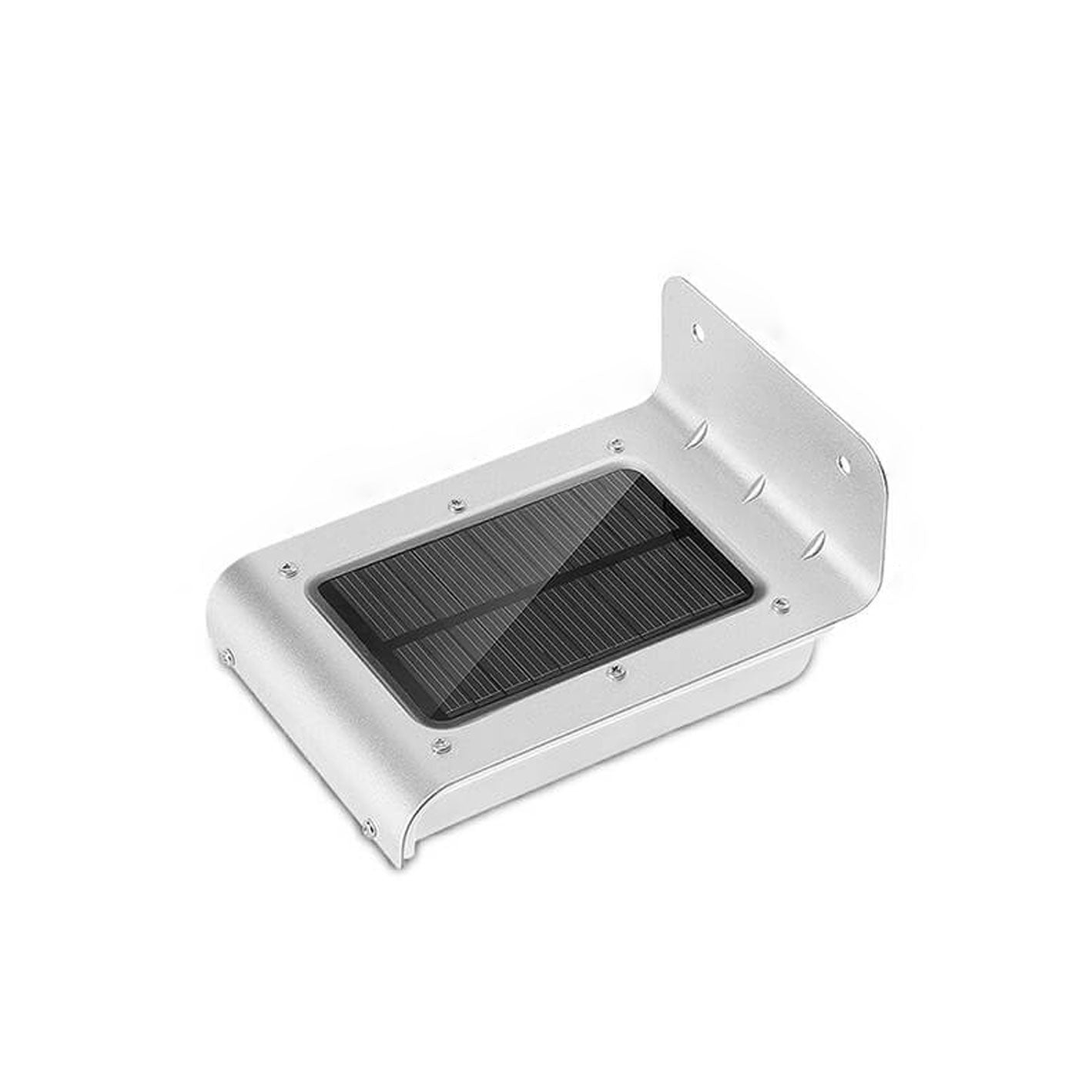 Solar Rectangular Body Sensing LED Outdoor Wall Sconce Lamp