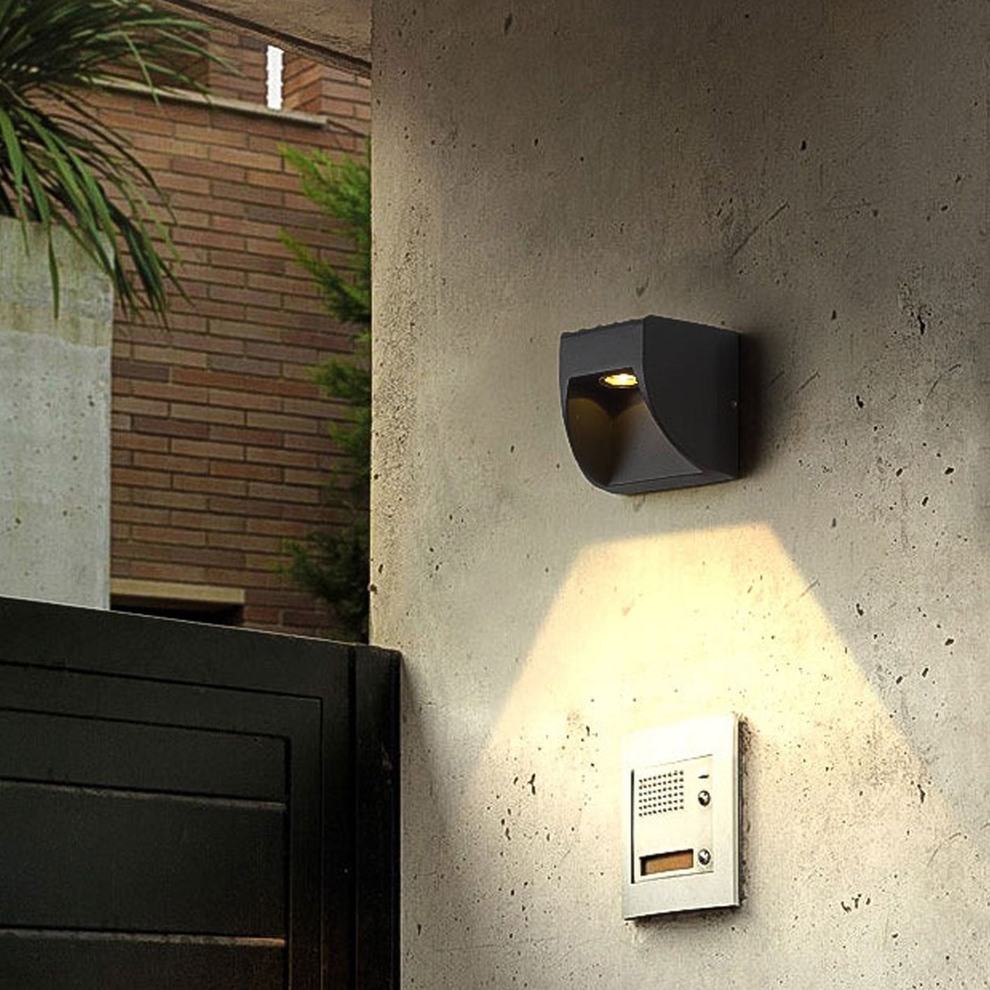 Minimalist Waterproof LED Outdoor Patio Wall Sconce Lamp