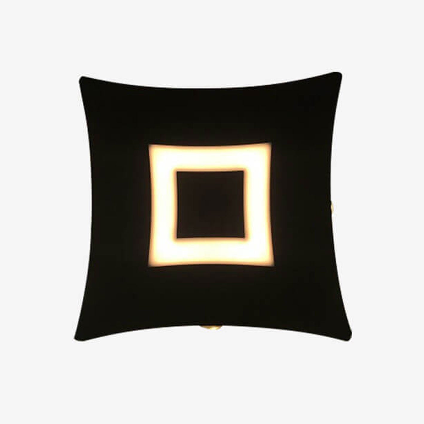 Square Luminous LED Outdoor Garden Wall Sconce Lamp