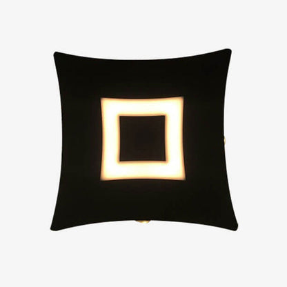 Square Luminous LED Outdoor Garden Wall Sconce Lamp