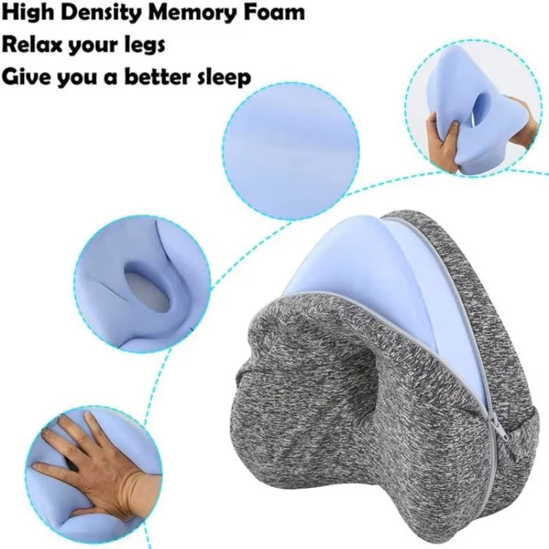 Memory Foam Leg Pillow with Strap