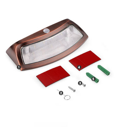 Solar Outdoor Waterproof Patio LED Wall Sconce Lamp