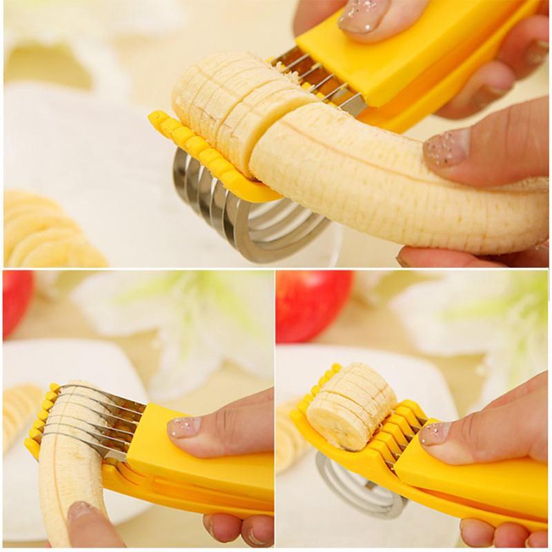 Handheld 11-Blade Banana Slicer
