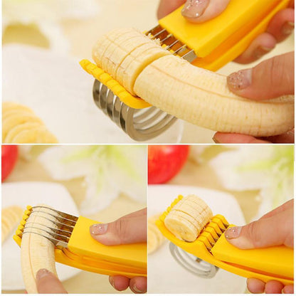 Handheld 11-Blade Banana Slicer