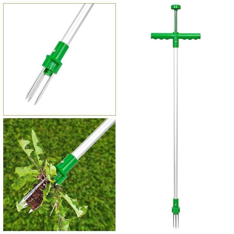 Standing Weed Puller with Foot Pedal & Claws