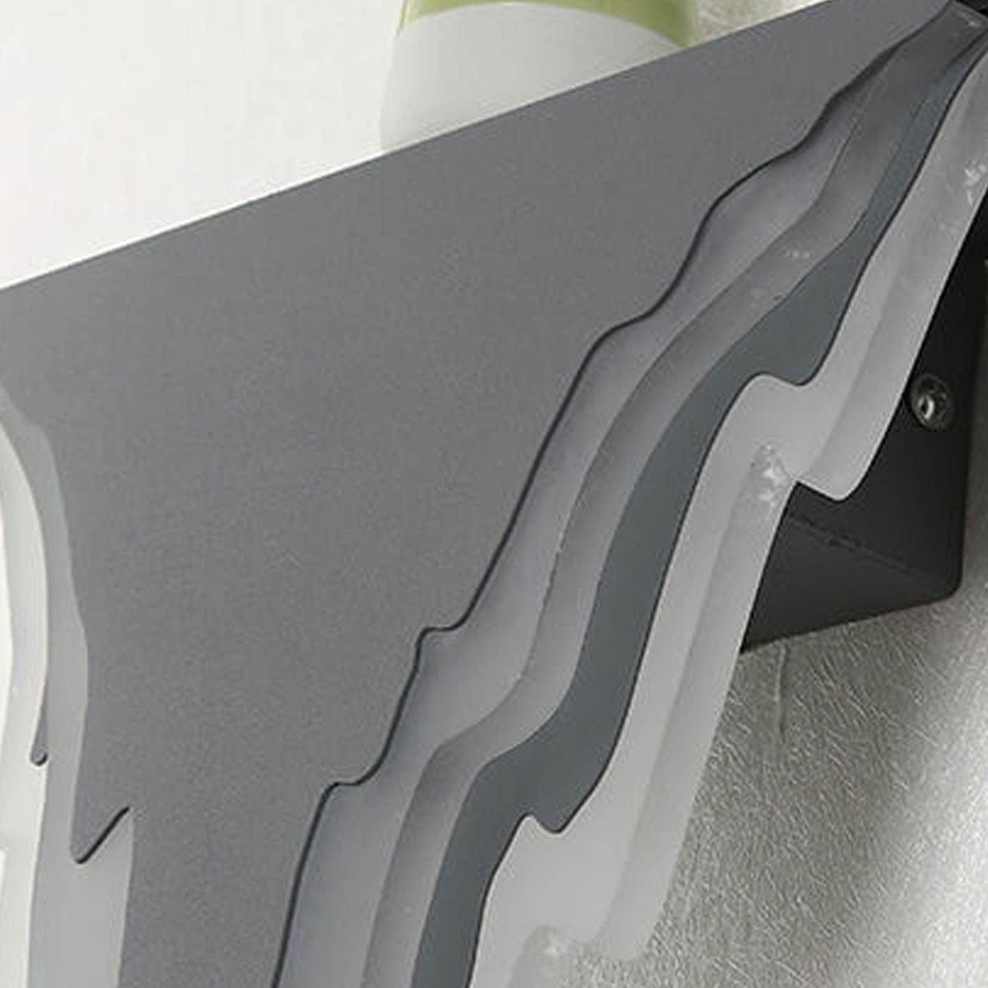Iron Art Acrylic Irregular Shape Indoor Wall Sconce Lamp