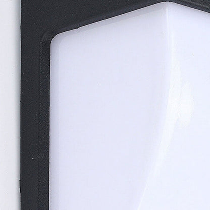 Outdoor Curved Geometric Waterproof LED Wall Sconce Lamp