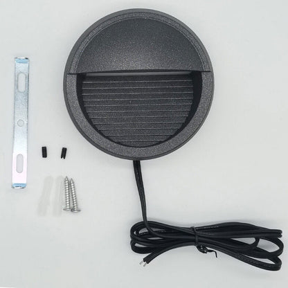Round Aluminum LED Outdoor Stair Enclosure Step Light