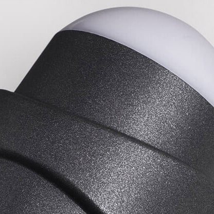Cylinder Ball LED Outdoor Waterproof Patio Wall Sconce Lamp