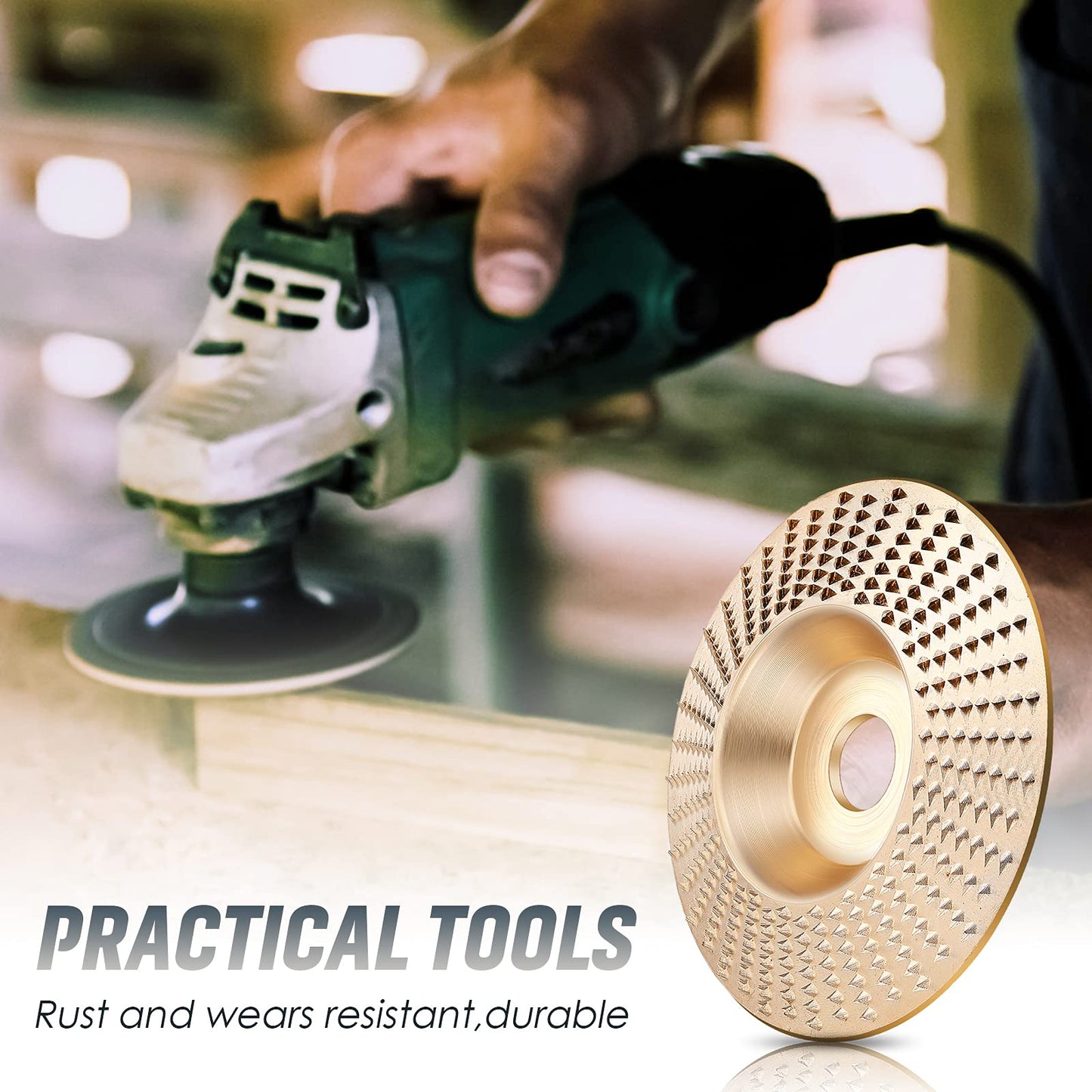 Tungsten Carbide Grinding Wheel Set, 3 Discs
