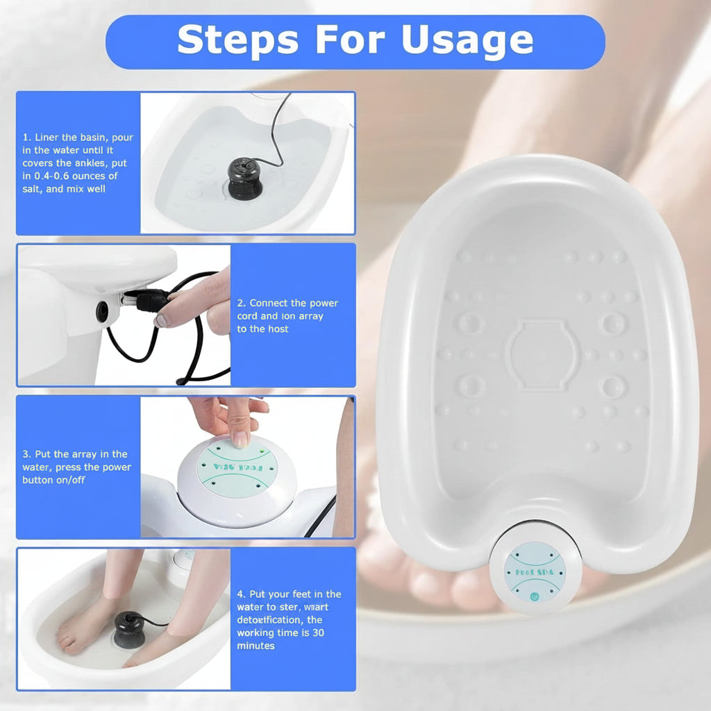 Ionic Foot Spa with Digital Timer