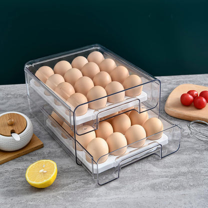 Stackable Egg Container Holder for Fridge