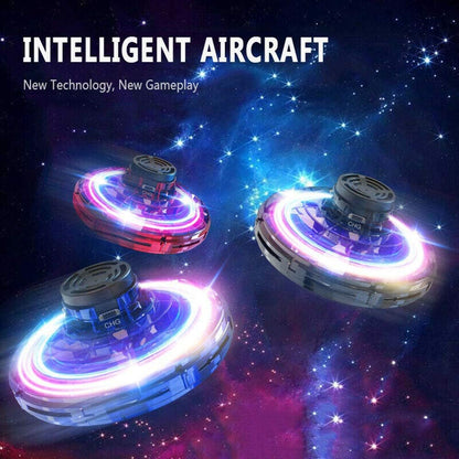 Hand-Controlled Hovering Spinner with LED Lights
