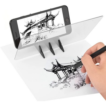 Optical Drawing Projector with Phone Projection