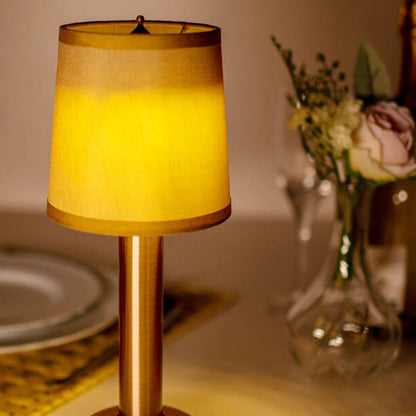 Vintage Linen Iron Table Lamp