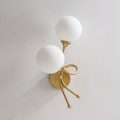 Minimalist Knot Shape Design 2-Light Wall Sconce Lamp