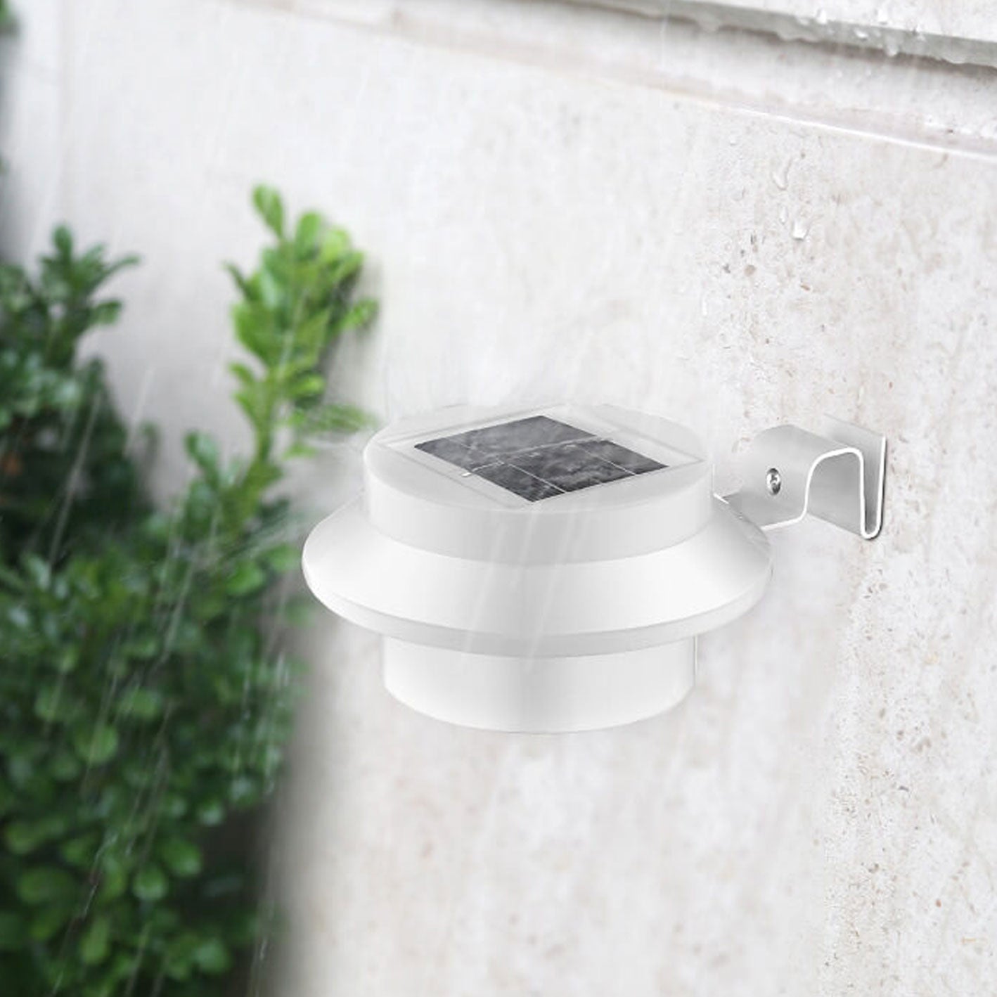 Solar LED Outdoor Waterproof Fence Wall Sconce Lamp