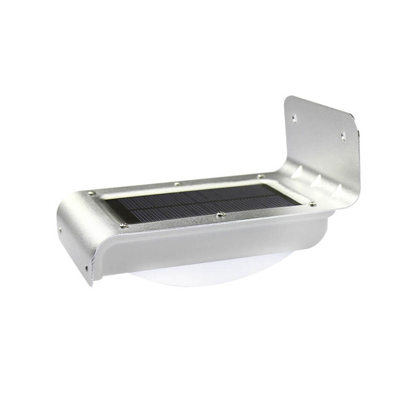 Solar Rectangular Body Sensing LED Outdoor Wall Sconce Lamp