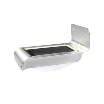 Solar Rectangular Body Sensing LED Outdoor Wall Sconce Lamp