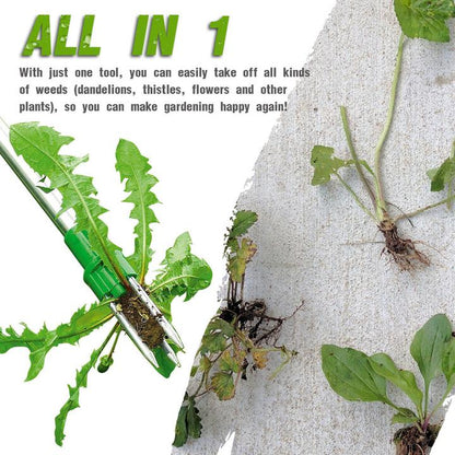 Standing Weed Puller with Foot Pedal & Claws