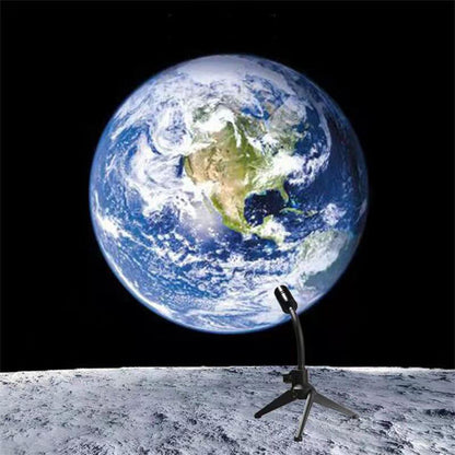 Moon and Earth Projection Lamp
