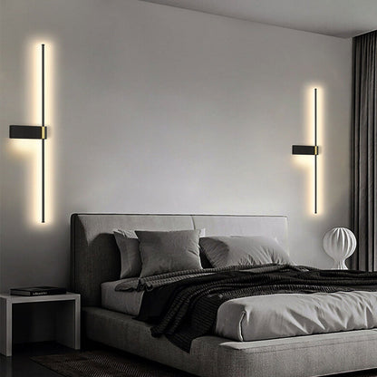 Minimalist Long Line Iron Acrylic LED Wall Sconce Lamp