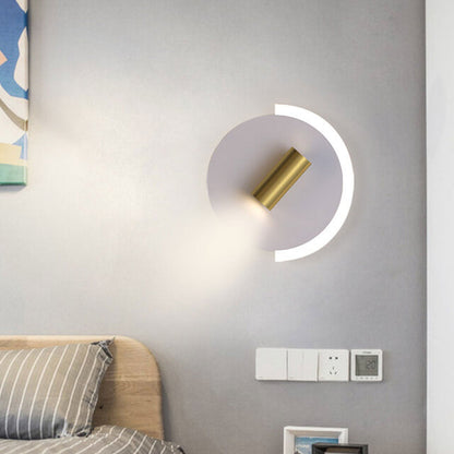 Acrylic Disc Spotlight Rotatable LED Wall Sconce Lamp