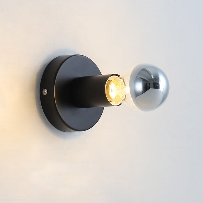 Iron Ceramic Base Ambient Light 1-Light Wall Sconce Lamp