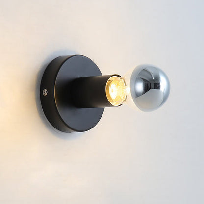 Iron Ceramic Base Ambient Light 1-Light Wall Sconce Lamp