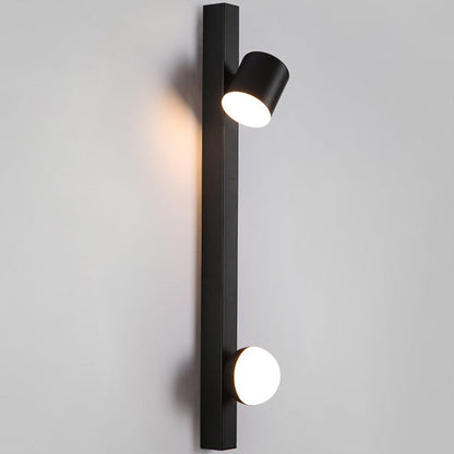 Industrial Aluminum Long Bar Rotatable LED Wall Sconce Lamp