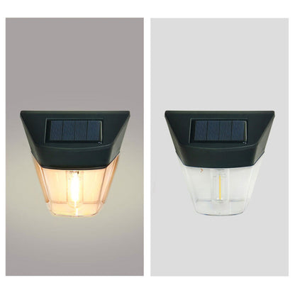Solar Trapezoid Outdoor Waterproof LED Wall Sconce Lamp