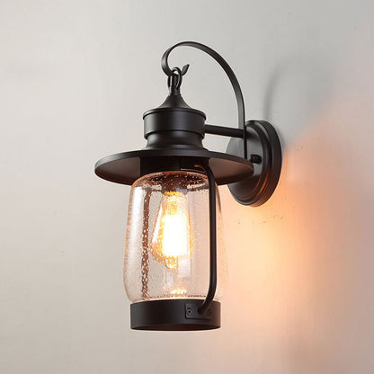 Bubble 1-Light Outdoor Waterproof Patio Wall Sconce Lamp