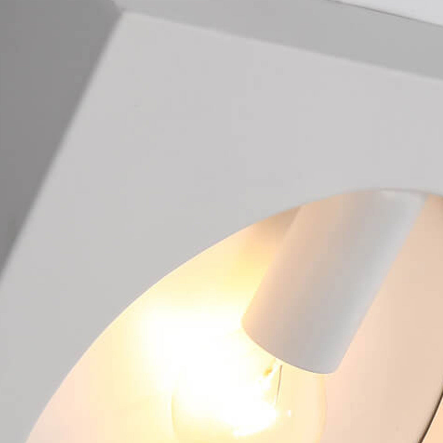 Creative Square Round Iron 1-Light Wall Sconce Lamp