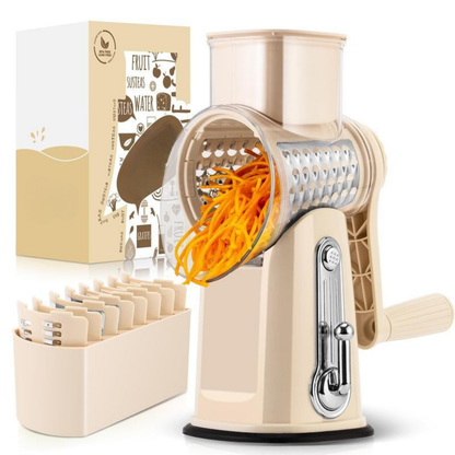Rotary Vegetable Grater with 5 Blades
