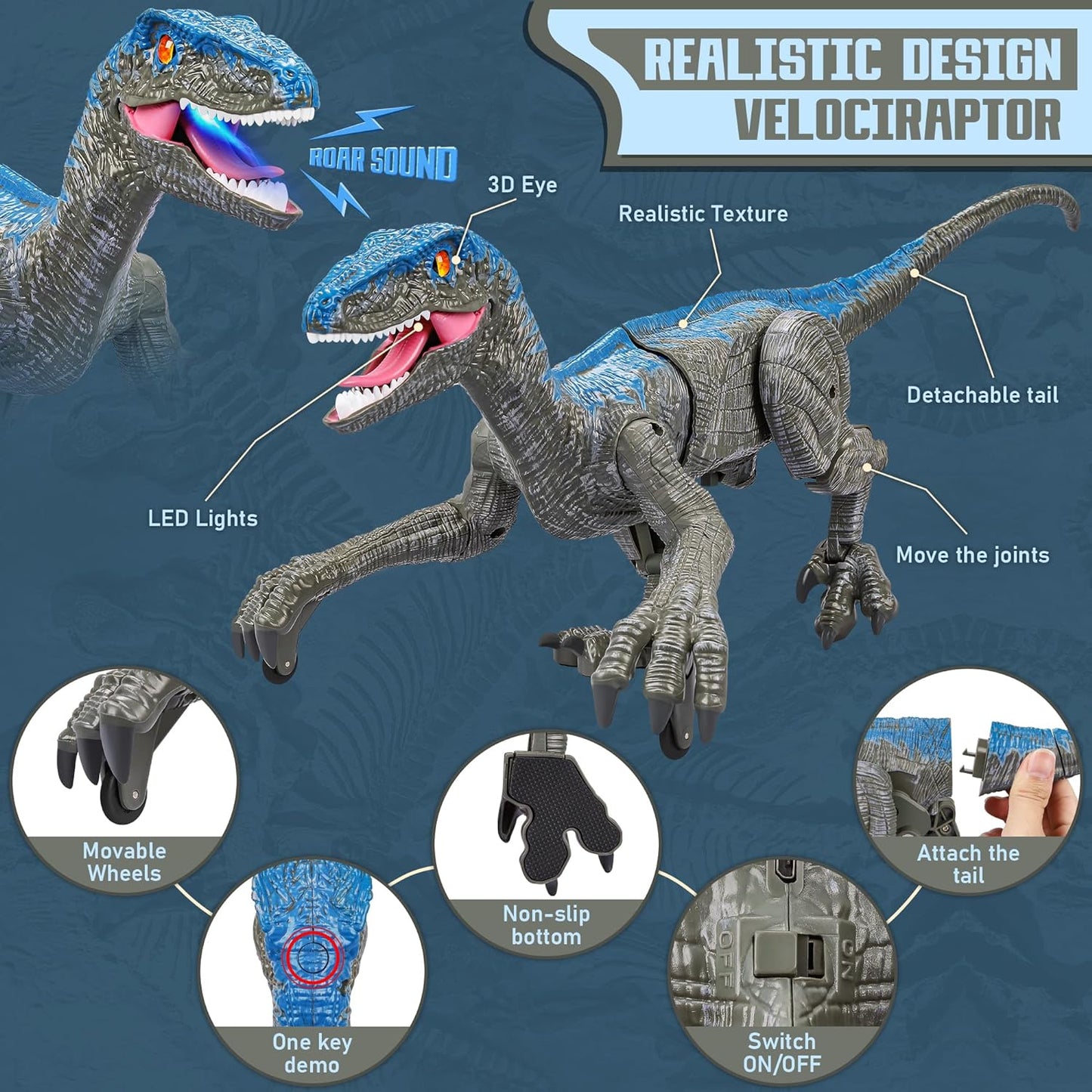 Remote Control Dinosaur Toy